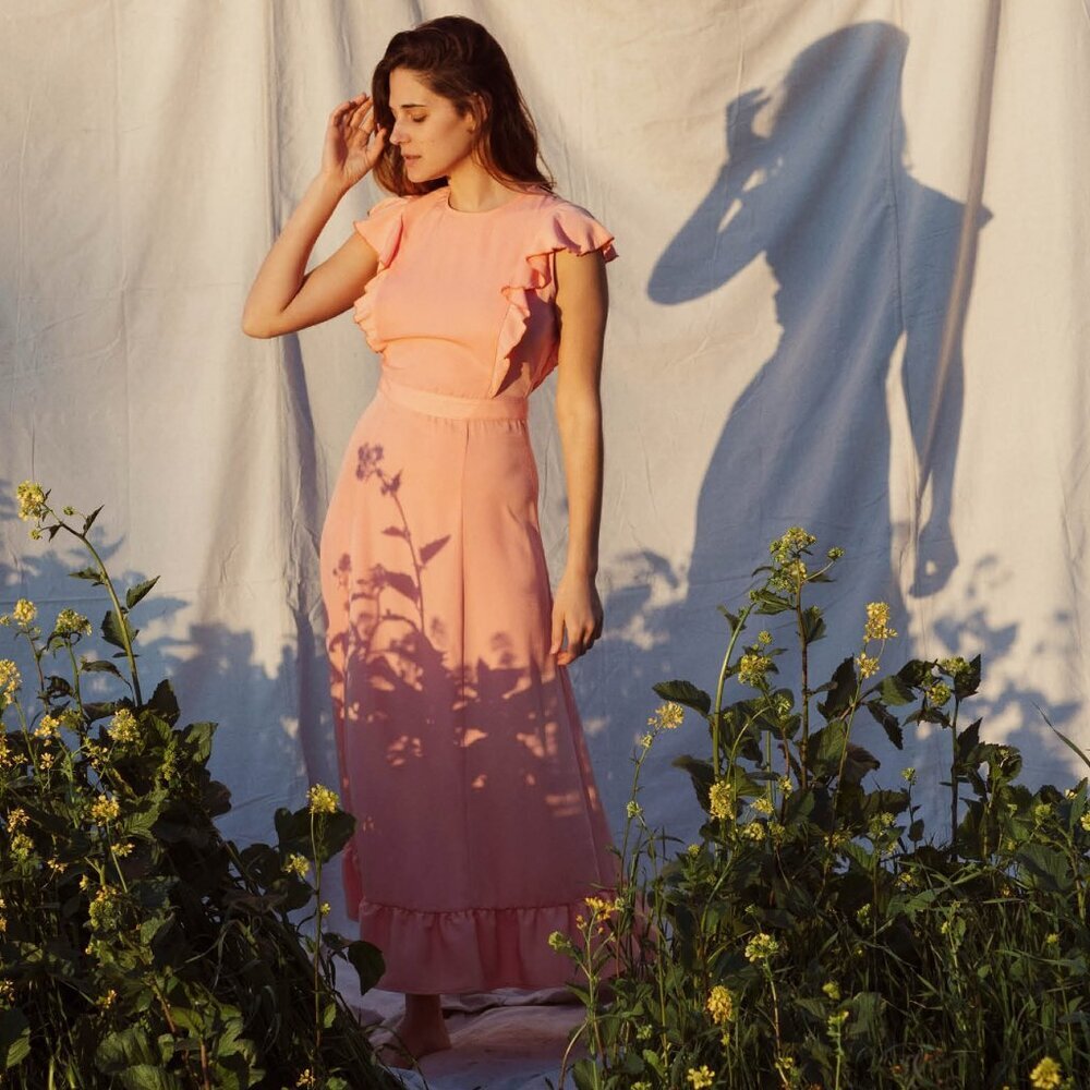 Christy Dawn The Quinn Ruffled Maxi Dress